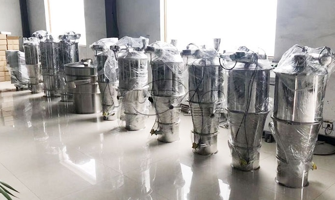 橡膠粉負(fù)壓真空上料機客戶試機視頻
